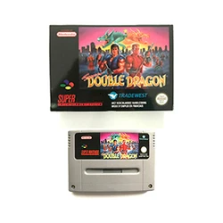 Super Double Dragon pal game cartridge For snes pal console video game