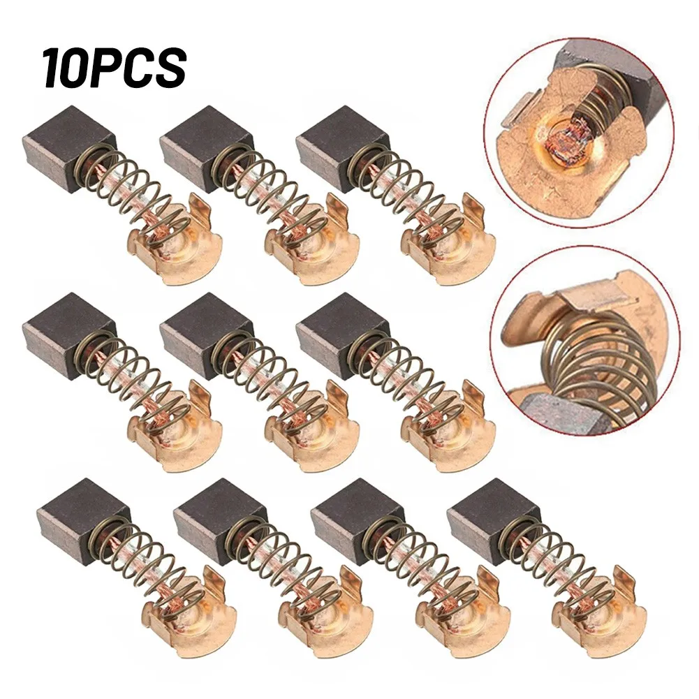 Escovas de carbono para substituição em escovas de carbono, escovas de carbono para os modelos mkt cb141, cb431, dtw450, dss611, dss610, bss611, bss610, com 10 peças