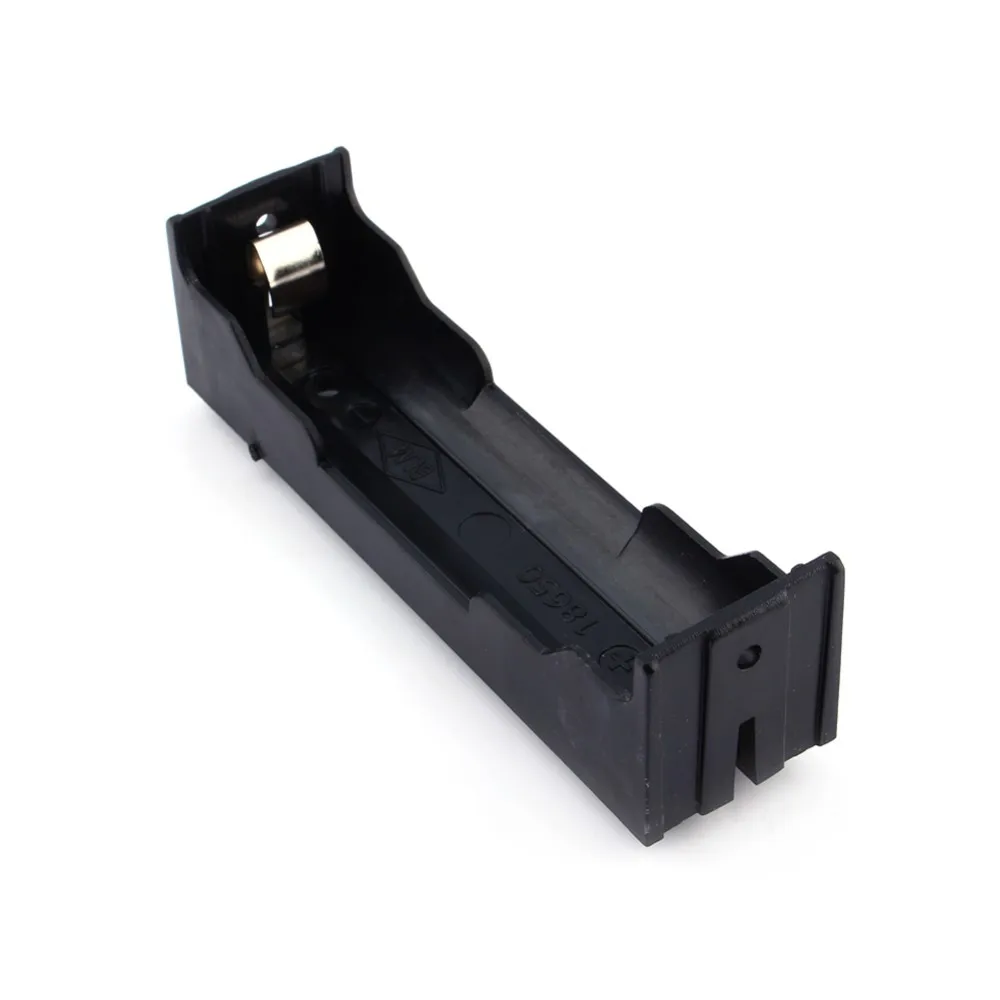MasterFire 500pcs/lot Single Slot 18650 Battery Clip Holder Storage Box Case With Hard Pins For 1 x 18650 Battery Plastic Cover