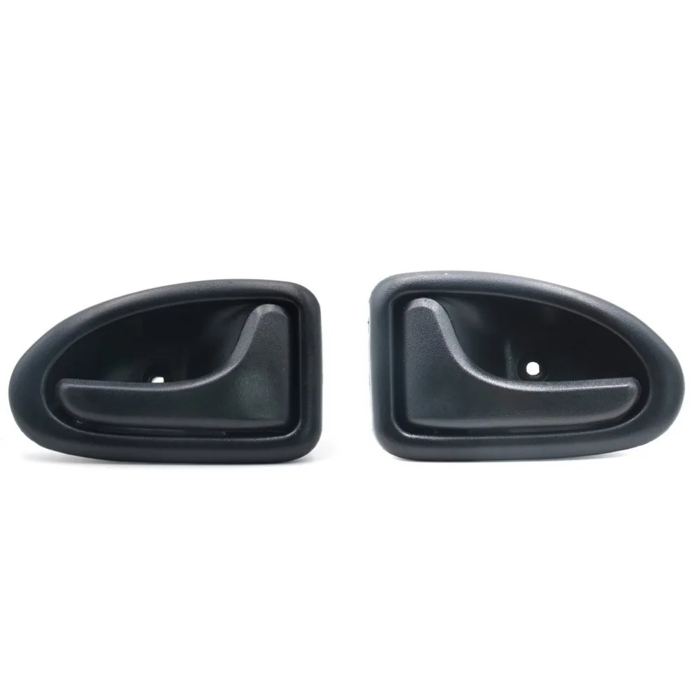 Black Left And Right Inner Door Handle For Renault Megane I 1995-2002 Clio II 1998-2008 Scenic I 1999-2005 Trafic II 2001-2014