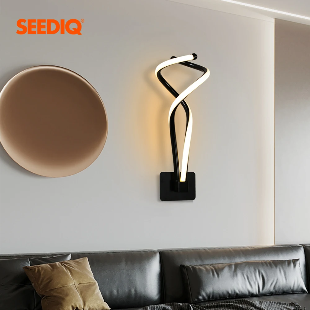 Lámparas de pared de luz Led para el hogar, sala de estar, dormitorio, comedor, pasillo, candelabro de pared interior, accesorios de iluminación Led