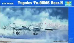 Trumpeter 01601 1/72 Tupolev Tu-95MS Bear-H model kit