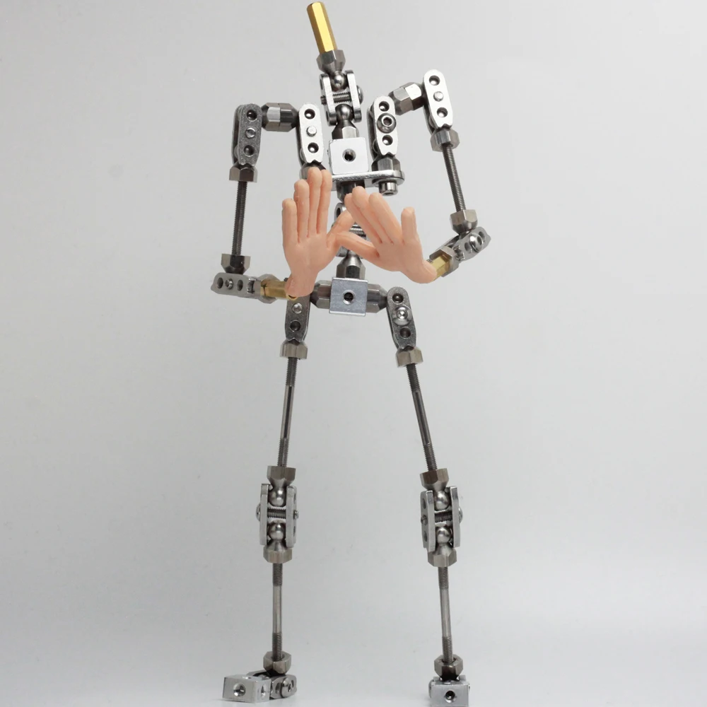 Upgraded Ready-to-assemble PMA-24 24cm high quality stainless steel animation armature puppet for Stop Motion Character