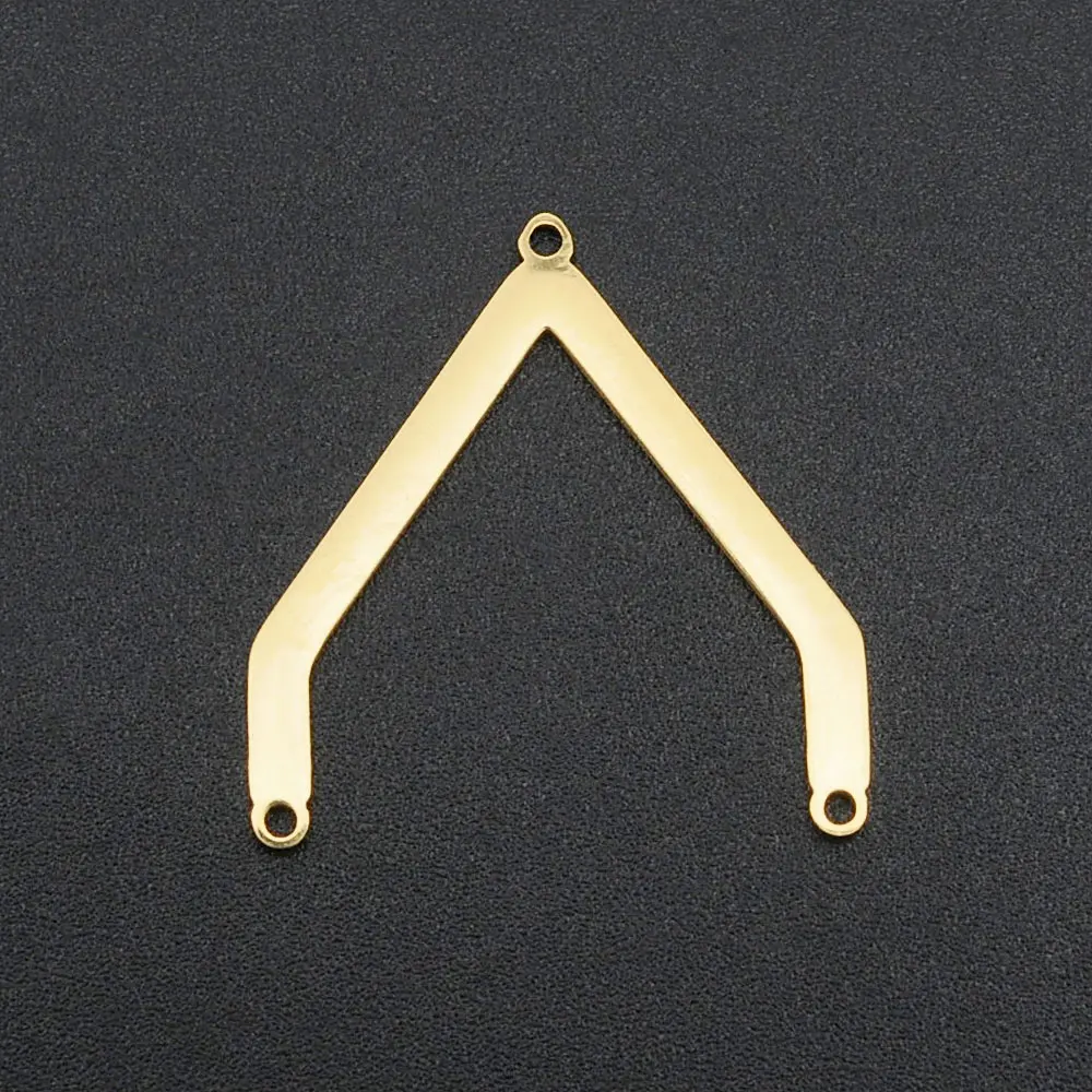 10pcs/lot 316 Stainless Steel Different Geometric DIY Earring Connectors Findings Charm Pendant Wholesale  OEM Order Accepted