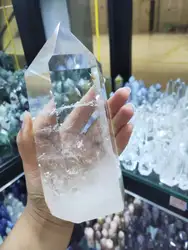 Pure Natural Mineral Quartz Crystal, The Collection of Healing Gems, Containing Pure Energy.1 PC 1.2-1.3 kg, 100% High Quality