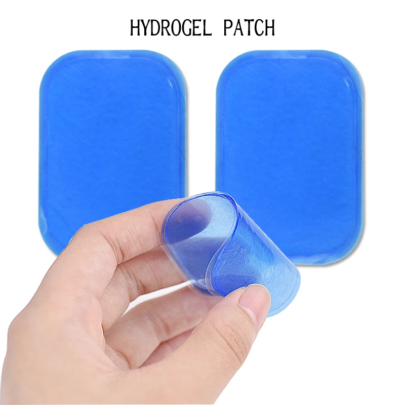 10Pcs Self-adhesive Hydrogel Sticker Patch Electrode Gel Pads for EMS Muscle Stimulator ABS Trainer Physiotherapy Body Massager