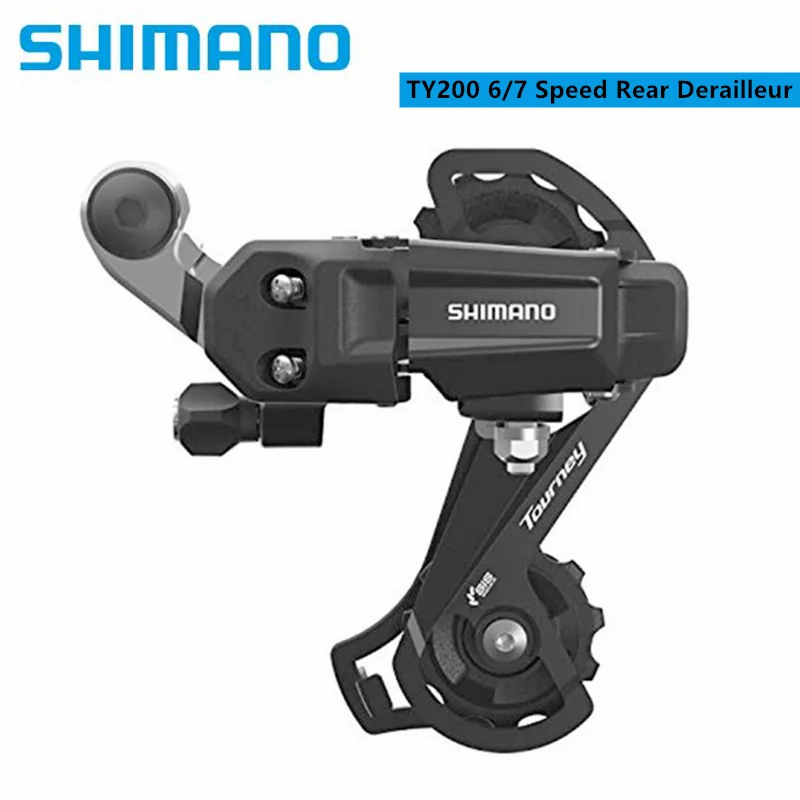 AliExpress Shimano Tourney TY200 6 Speed 7 Speed Rear Derailleur 6/7 Speed MTB Mech Medium Cage For Folding