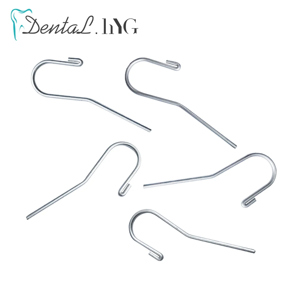 5 sztuk/partia Dental Lip Hook dla Apex Locator Endo leczenie narzędzia pomiarowe kanał korzeniowy Instrument Lip usta hak dentysta