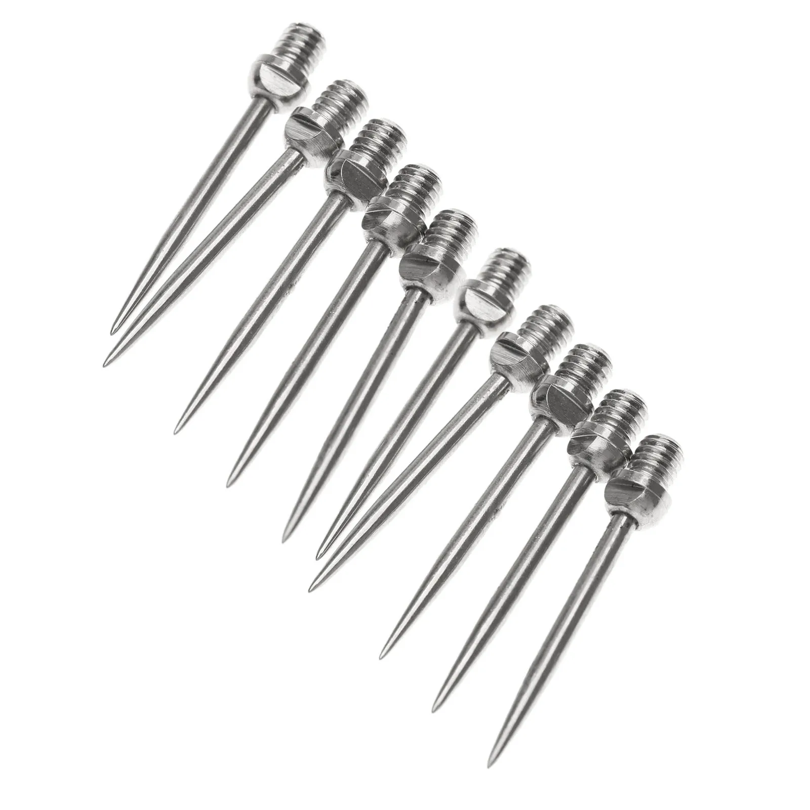 10pcs Darts Steel Tips Conversion Dart Tip Points Flights Shafts Silver steel Needle Harrows darts Accessories