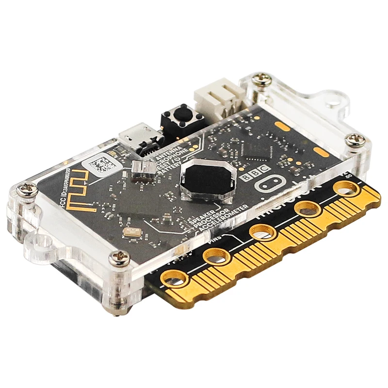 Micro:bit V2 Acrylic Case Clear Enclosure Transparent High Quality Protective Shell Easy Install Box for BBC Micro:bit V2