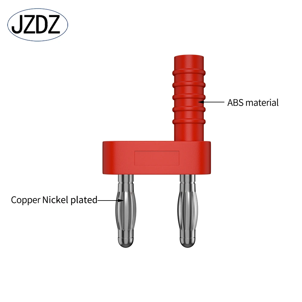 JZDZ 5pcs 4mm Banana Plug Connector Short-circuit Plug Female Terminal Couple Adapter J.20003