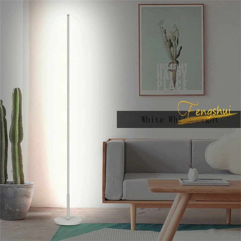 

Modern Minimalism LED Floor Lamp Creative Remote Control Dimming Indoor Lighting Bedroom Bedside Standing Lamps for Living Room