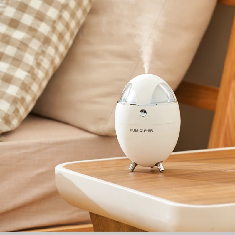 Mini Dễ Thương Máy Tạo Độ Ẩm Không Khí Vỏ Trứng Hình Nhà Máy Tính Để Bàn Sáng Tạo Đêm Đầy Màu Sắc Đèn Tắt Tiếng Tạo Ẩm Phun Sương Cho Xe Ô Tô Văn Phòng
