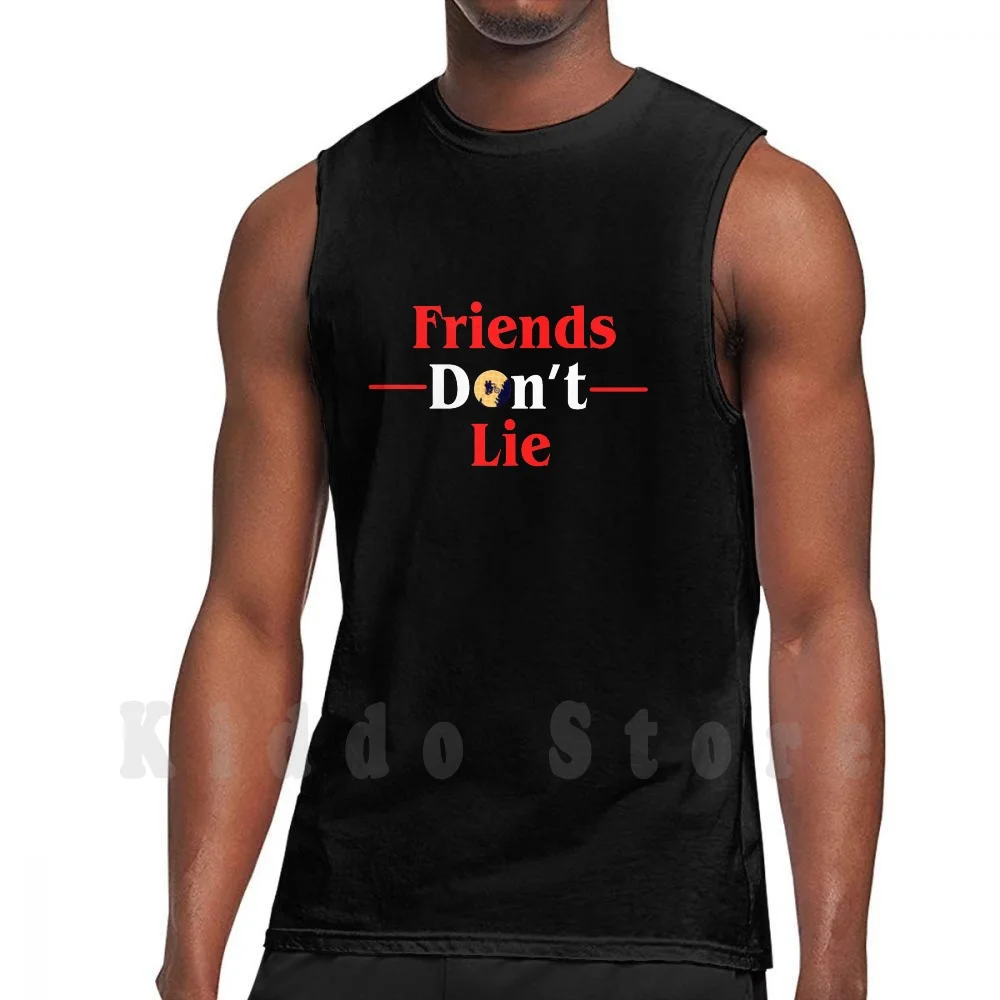 Friends Don T Lie Upside Down Thing Be An Eleven Stranger 3 Pullover Hoodie Tank Tops Vest Sleeveless Friends