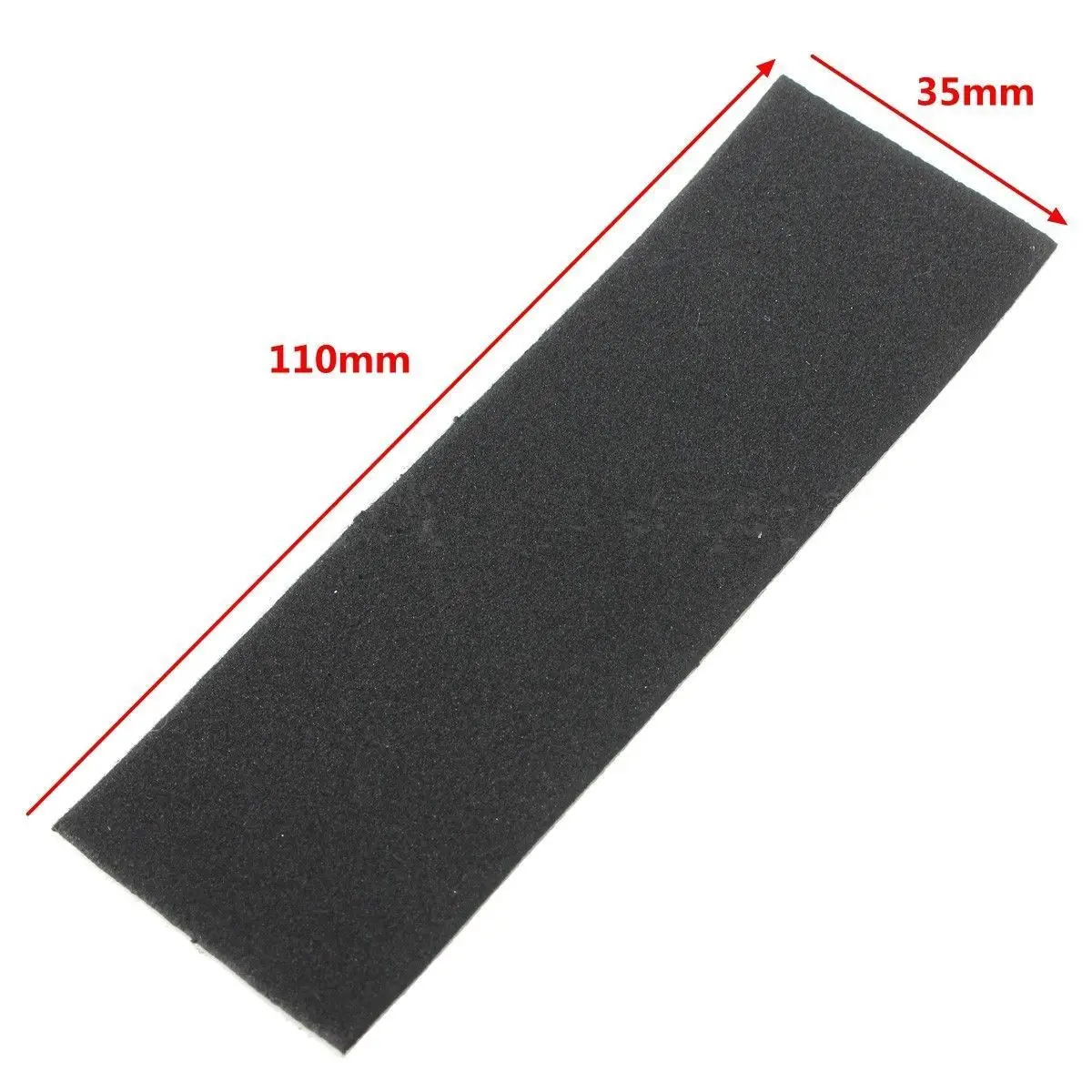 12Pack Wholesale Wooden Fingerboard Deck Uncut Sandpaper Grip Tape Anti-Slip Stickers 110X35mm/4.33