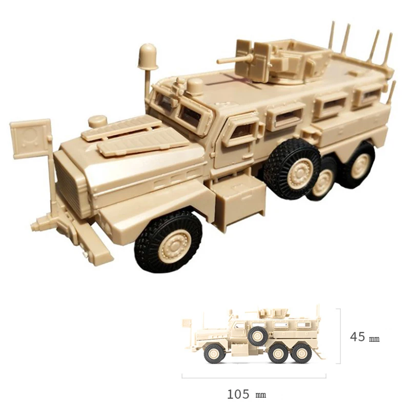 1:72 Puzzle Russia Army T90MS S-300 Missile Radar Cougar 6X6 Lightning Protection Vehicle Building Military Model Education Toy