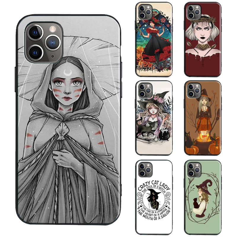 Witch Witchcraft Case For iPhone 13 12 mini 11 14 Pro Max 6S 7 8 Plus X XR XS Max SE 2020 TPU Cover Coque