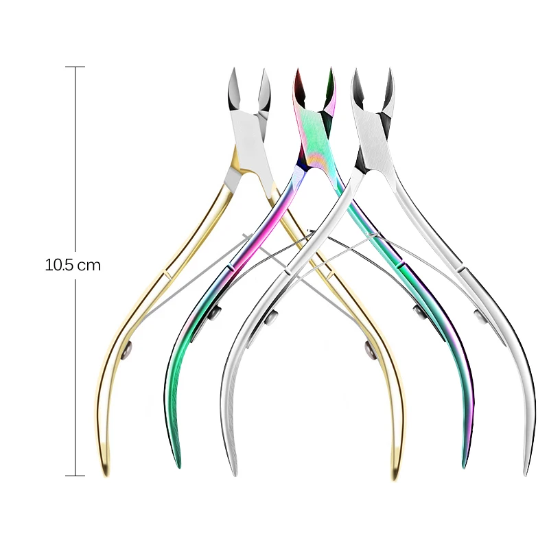 Nail Cuticle Scissors Stainless Steel Nail Cutter Clipper For Manicure Pedicure Dead Skin Nipper Eagle Beak Pliers Nail Art Tool