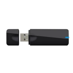 Módem WiFi Dongle USB de doble banda MT7612U, 1200Mbps, 2,4 Ghz/5Ghz, color negro, novedad