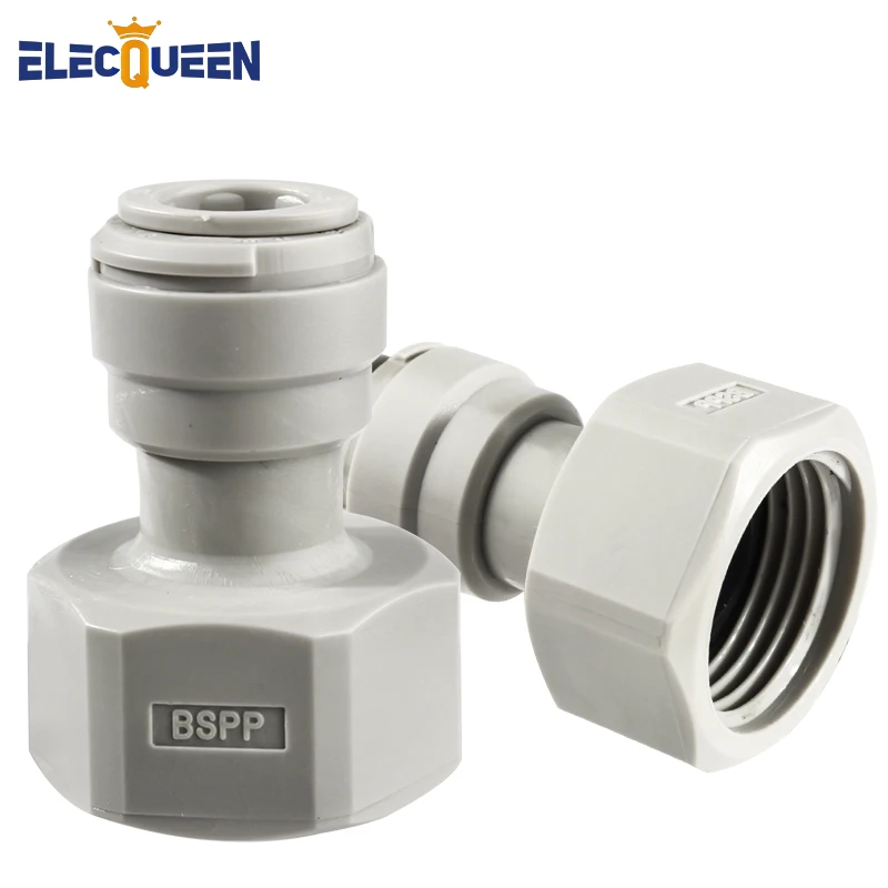 Quick Push Fitting for Beer Hose Keg Coupler Adaptor 3/8\