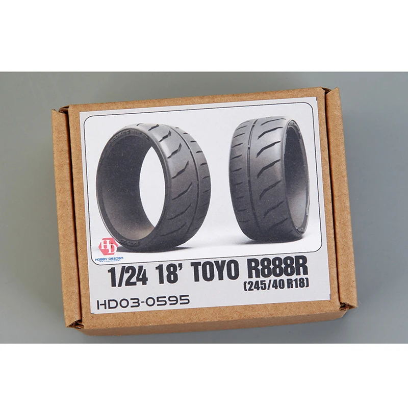 

Hobby Design HD03-0598 1/24 18'/19'/20' Toyo R888R Tires Model Car Modifications Hand Made Model