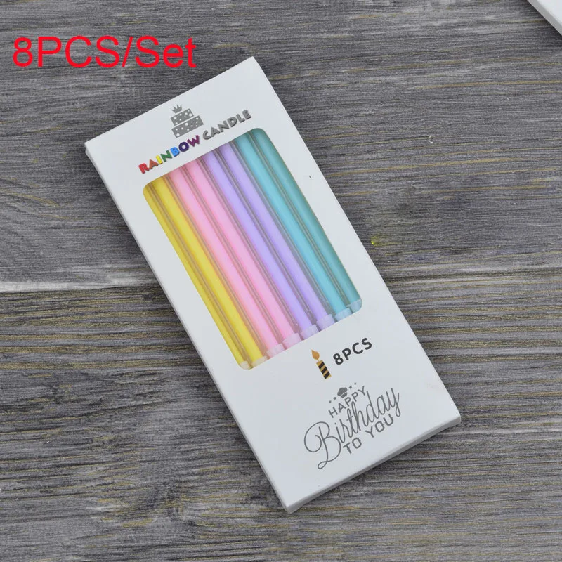 6 PCS Pencil Cake Candle Safe Kids Birthday Party Wedding Cake Candle Supplies Cake Decorations Candles