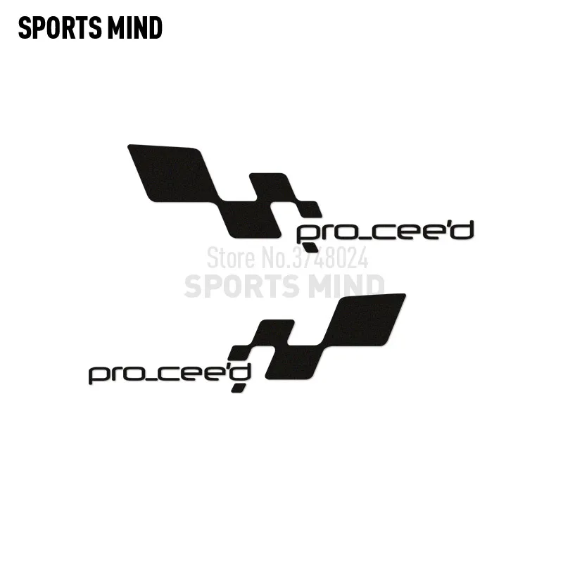 1 زوج الفينيل سيارة التصميم ل كيا برو Ceed GT-خط الخارجي اكسسوارات السيارات مرآة الرؤية الخلفية سيارة الشارات ملصقات #2