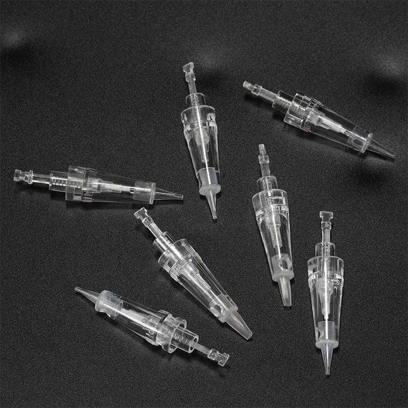 Disposable Tattoo Needle Permanent Makeup PMU Pen Needles Bayonet Nano Cartridge For Auto Micro Needle Derma Pen Tattoo Needle