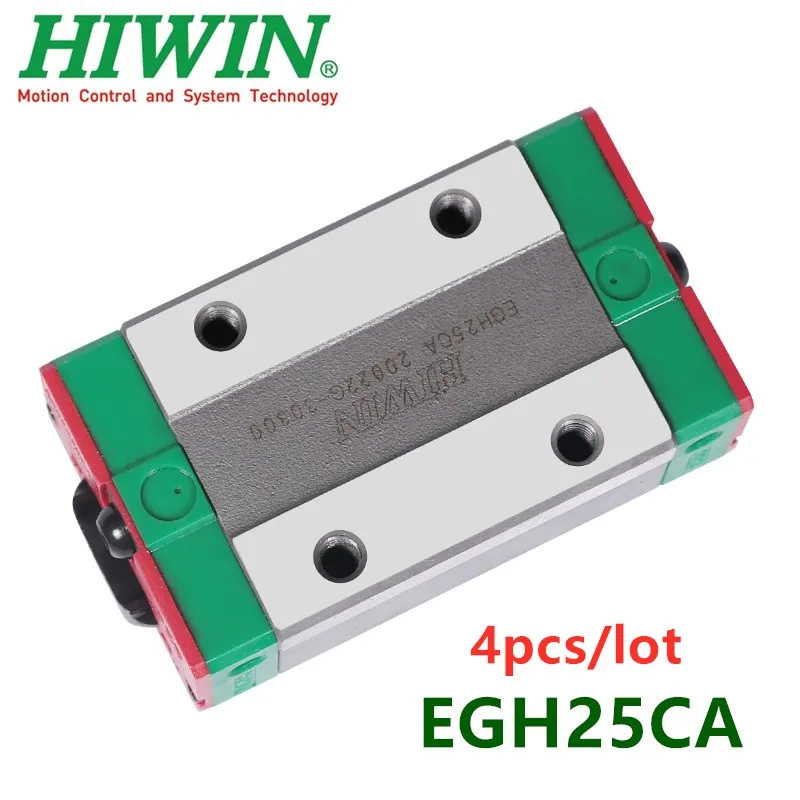 

4pcs original HIWIN EGH25CA Linear guide block carriage bearing slider for EGR25 linear rail CNC router parts