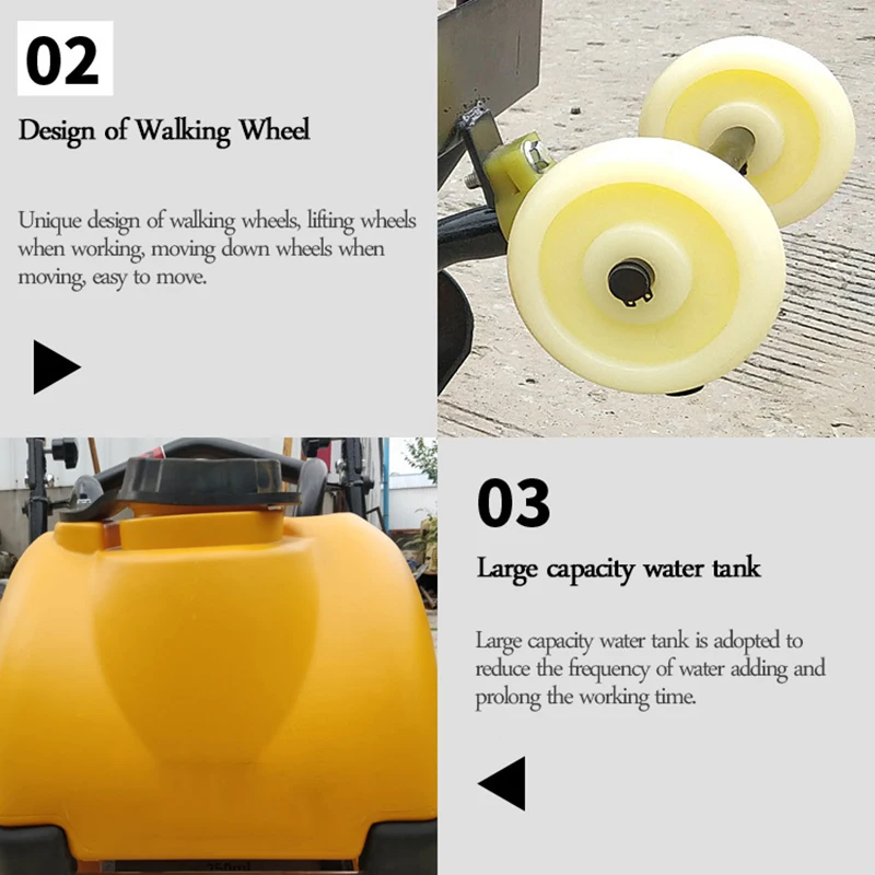 Type 90 Gasoline Flat Tamping Vibration Push Type Tamping Machine Small Gasoline Asphalt Road Filling Flat Tamping Machine 1PC