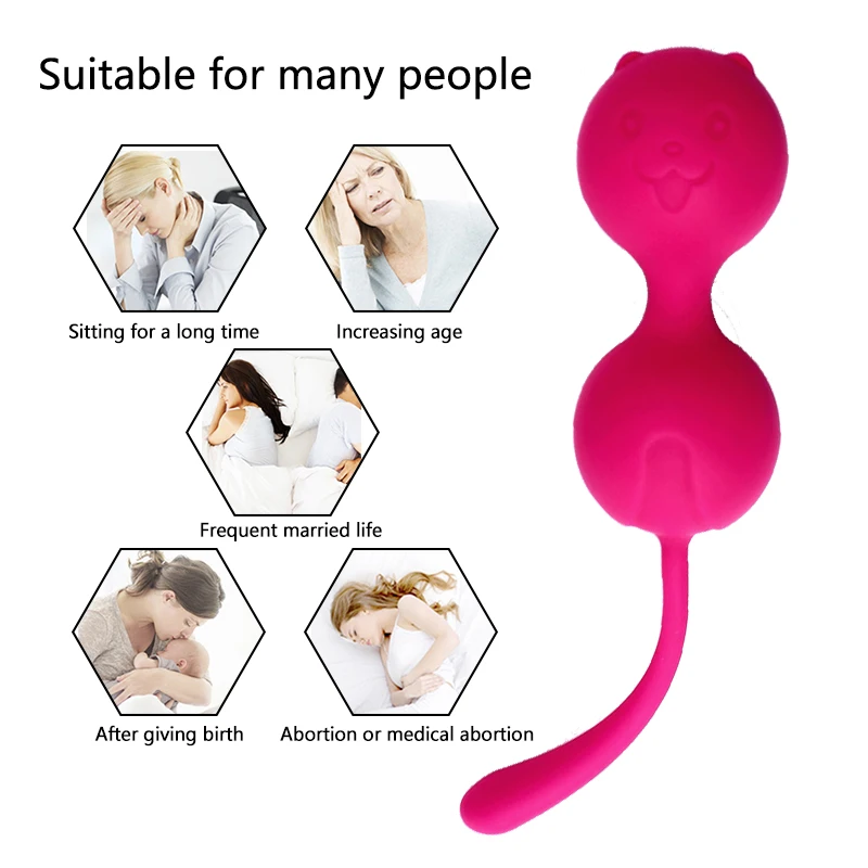 Safety Silicone Vaginal Tighten Trainer Vaginal Exercise Massage Tightening Training Ball Female Kegel Ball Exercise Fun Sex Toy