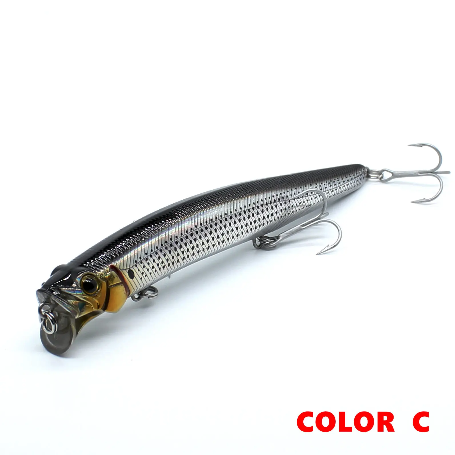AOCLU Schwimm Wobbler 13cm 21g Harten Köder Minnow Angeln Locken Meer Bass Frische Hybird VMC Haken Magnet Gewicht transfer Flach Dive – Detail 7