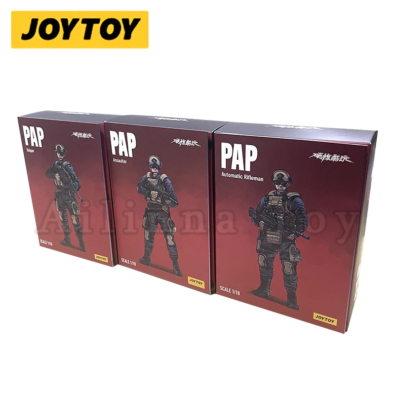 JOYTOY 1/18 Action Figure PAP Coleção de Forças Especiais Modelo Militar Brinquedo Anime