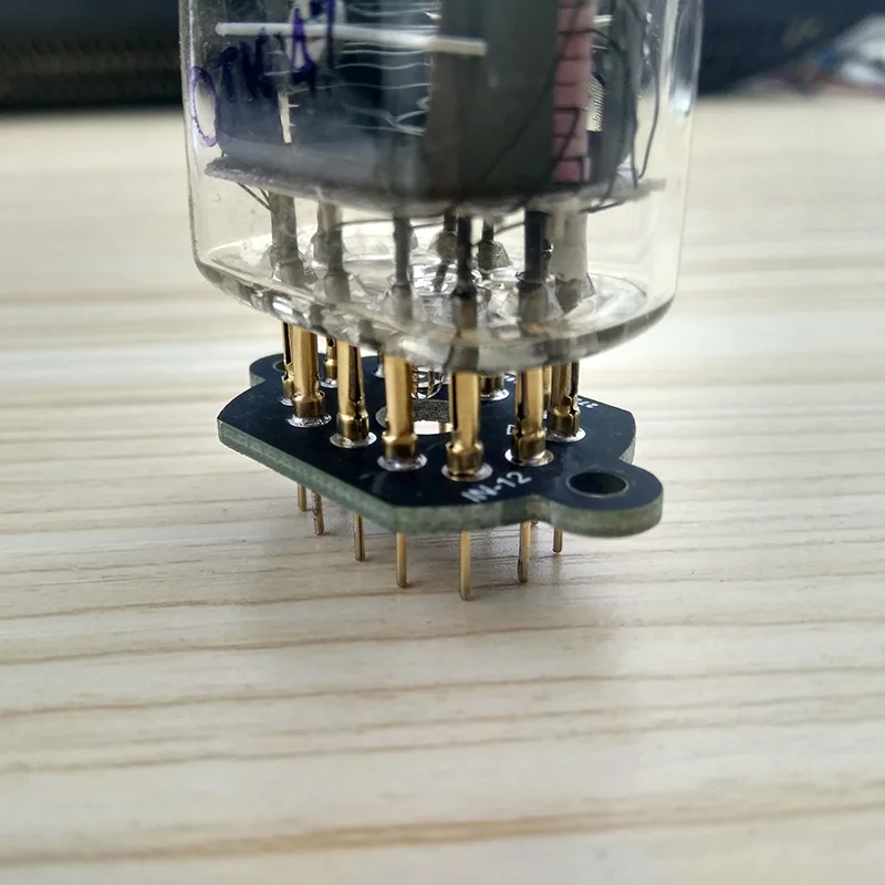 Nixie Tube Holder Socket PLUG For IN14 IN12 IN18 IN-8 QS18-12 IN-19 IV-11 IV-17 Glow Clock Electronic Tube QS27-1 QS30-1 IN-4