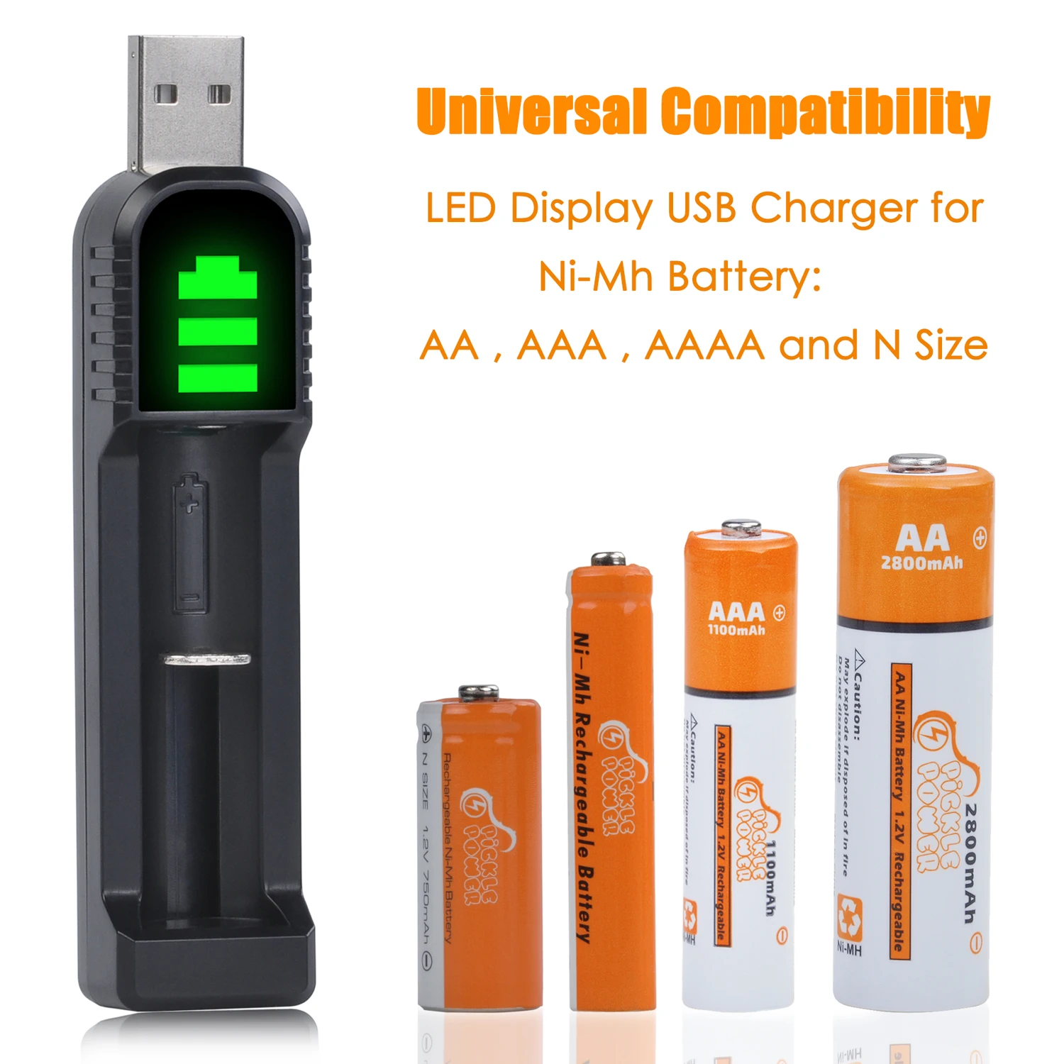 بطارية 1.2 فولت 750mAh N حجم LR1 لمشغل MP3 التحكم عن بعد اللعب على مدار الساعة