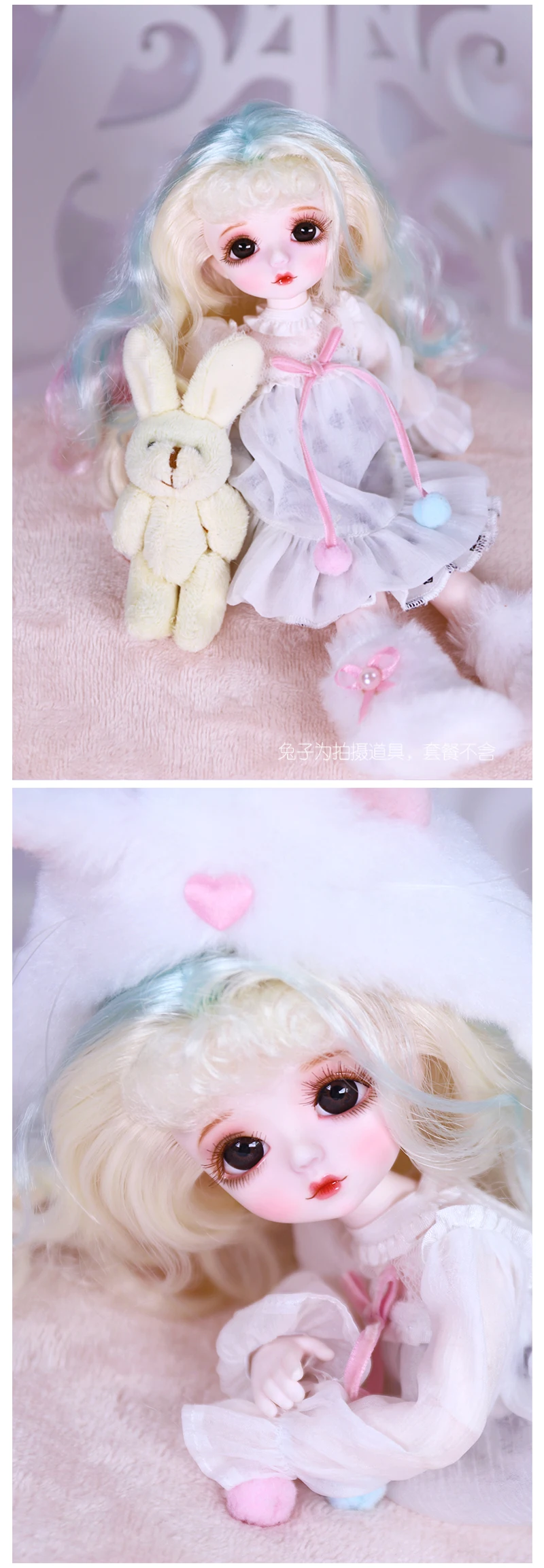 DBS DREAM FAIRY Puppe 1/6 BJD Name von Little Angel, mechanischer Gelenkkörper mit Make-up, inklusive Kopfhaut, Augen, Kleidung für Mädchen SD – Detail 21