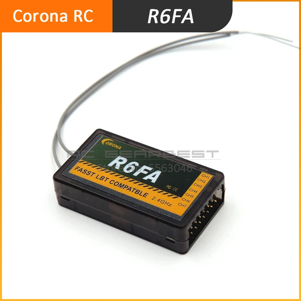 Receptor Modelo FUTABA-RC, Receptor Compatível FASST, 10C, 12FG, 14SG, 16SZ, 18SZ, R4FA, R6FA, R8FA, R14FA