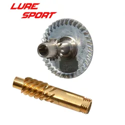 LureSport Driver Gear and Pinion Gear Spool for Alloy Heavy Spinning Fishing Reel Saltist Repair DIY Accessory