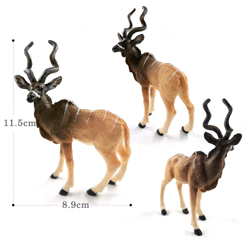 New Himalayan Sheep Antelope Simulation Wildebeest Argali animal model action figure boy girl Gift Educational toys for children