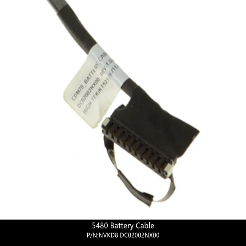 Imagem -03 - Bolsa para Dell Latitude 5480 Cabo de Bateria-cabo Somente0nvkd8 p n: Nvkd8 Dc02002nx00 w Garantia de Ano 100 Peças