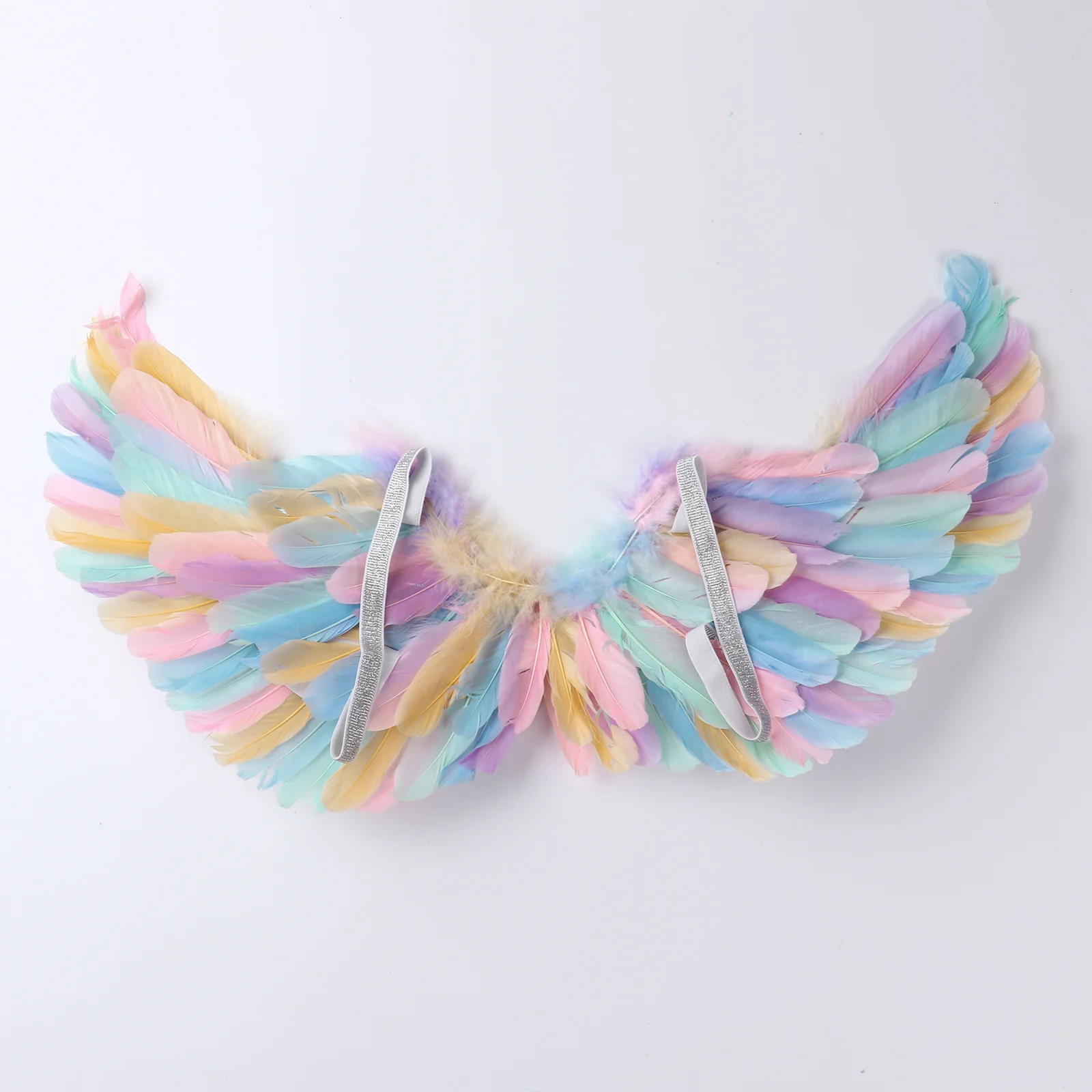 Alas de plumas LED iluminadas para niñas, alas de princesa, Ángel, elfo, Cosplay, accesorios de vestir de fantasía de Navidad, regalo de cumpleaños