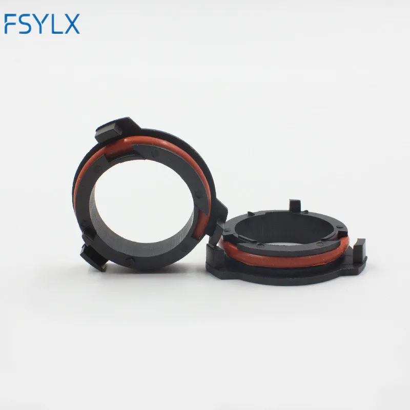 FSYLX 2pcs H7 LED headlight bulb  adaptor base retainer adapter holder for Opel Astra G