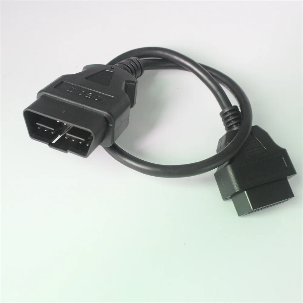 Car OBDII 16P Extension cable 16-Pin To 16-Pin Female OBD2 Connector 16Pin male to 16pin female diagnostic scanner tool ELM327