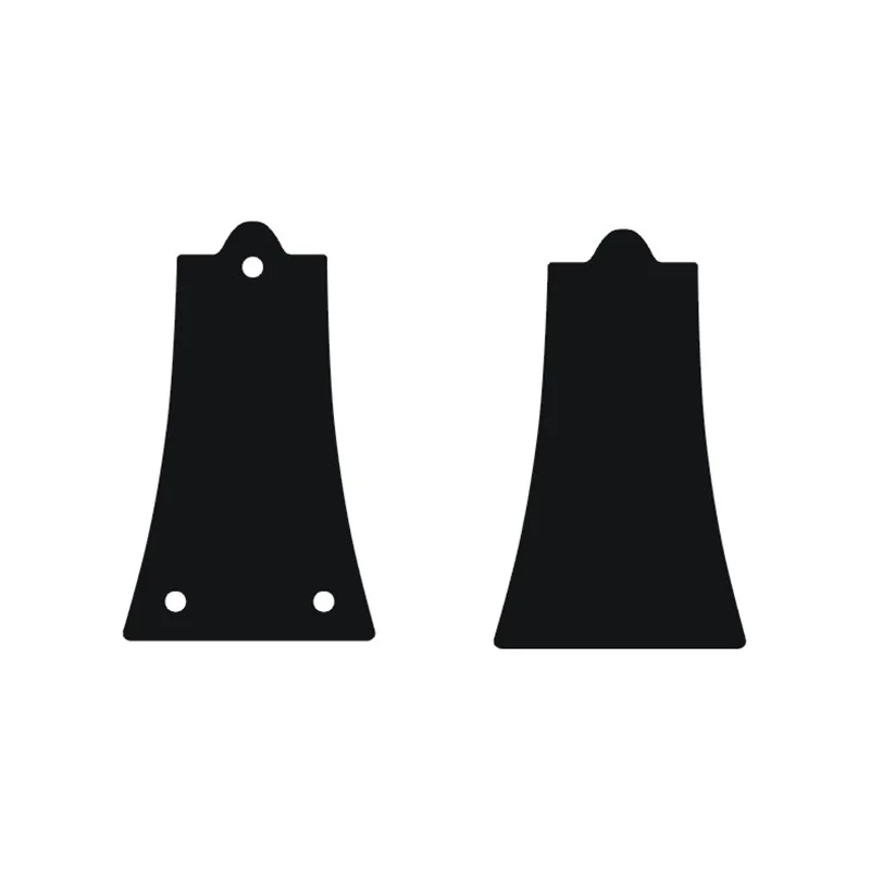 Pleroo guitar pickgaurd For 1PCS Harley benton SC-450 LP guitars truss Rod Cover, Black