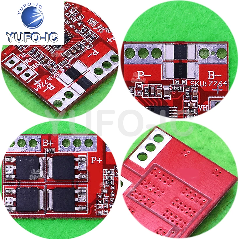 Free Ship 1PCS 3 String Lithium Battery Protection Board Without Activates The Automatic Recovery 10.8V 12.6V 30A Current