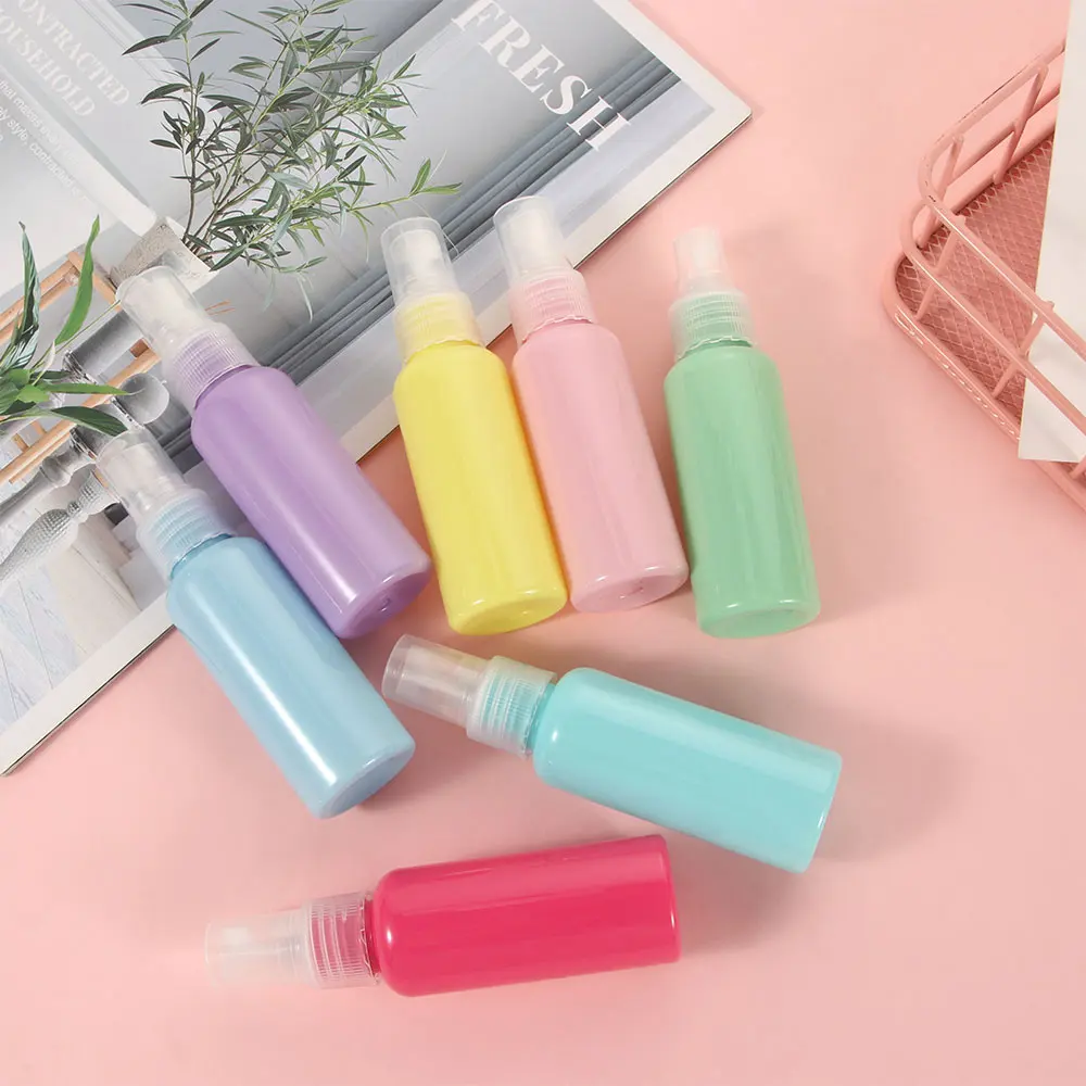 50ml Candy Color Portable Silicone Refillable Empty Bottle Travel Packing Lotion Shampoo Cosmetic Squeeze Containers