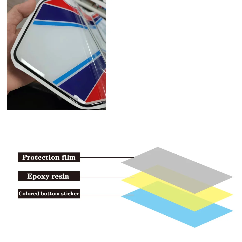 NINJA  400 Stickers Fit For Kawasaki NINJA400 Z400 Motorcycle Accessories Fuel Tank Decal Protector Protection Pad