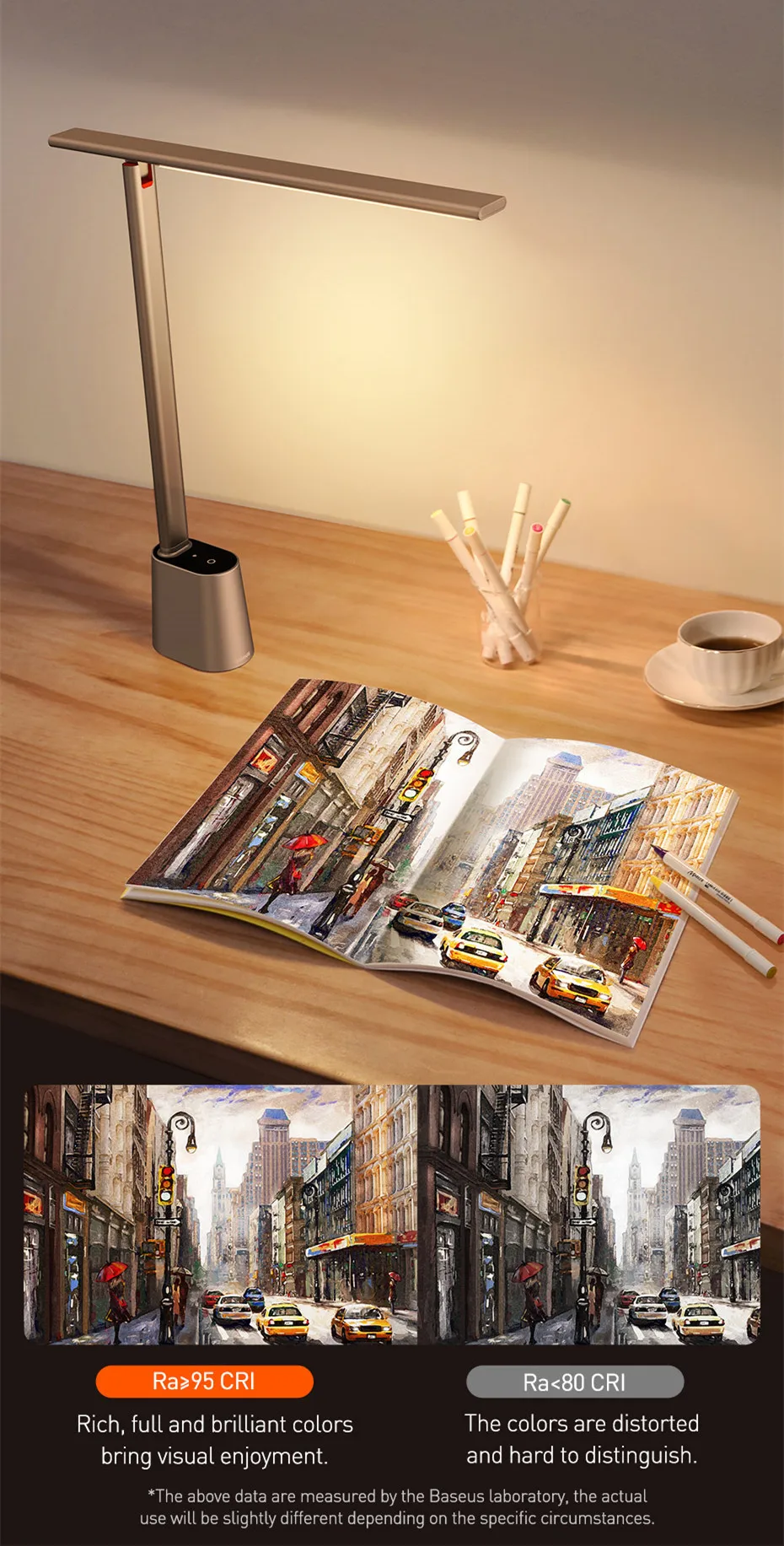 Lampada da Scrivania LED Lampada da tavolo con 3 modalità colore e 6 dimmer luminosità, lampada da tavolo a led di controllo touch, senza lampada da lettura dello sfarfallio con porta di Lampada da Scrivania LED Lampada da tavolo con 3 modalità colore e 6 dimmer luminosità, lampada da tavolo a led di controllo touch, senza lampada da lettura dello sfarfallio con porta di