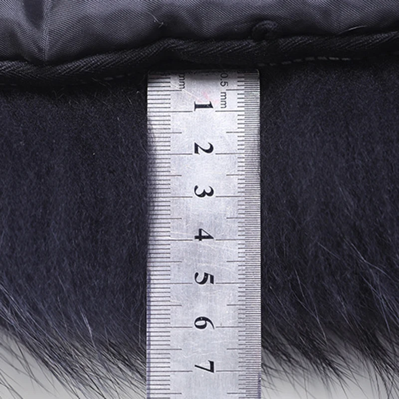 1 Piece Natural Fur Tapes for Collar DIY Apparel Sewing Fluffy Trim Trimming Fabric Home Decoration Sewing Costume Crafts