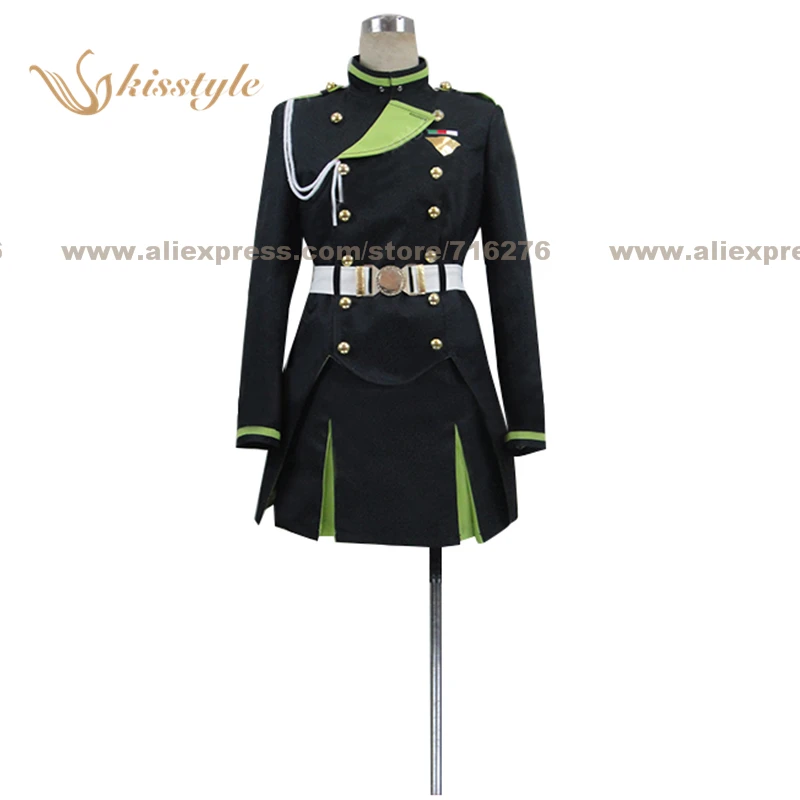 

Kisstyle Fashion Seraph of the End Sayuri Hanayori Uniform COS Clothing Cosplay Costume,Customized Accepted